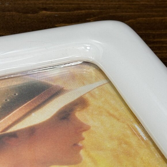 Vintage Floral Ceramic 8x10 Picture Frame by The Weston Gallery Cottagecore Pink - Picture 12 of 15